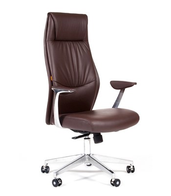 Компьютерное кресло CHAIRMAN Vista Экокожа премиум коричневая (vista) в Вологде - изображение