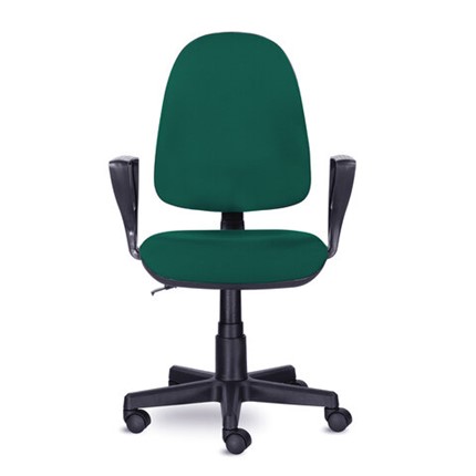 Офисное кресло Brabix Prestige Ergo MG-311 (регулируемая эргономичная спинка, ткань,черно-зеленое) в Вологде - изображение