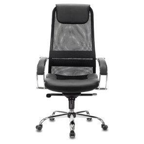 Офисное кресло Brabix Premium Stalker EX-609 PRO (хром, мультиблок, ткань-сетка/экокожа, черное) в Вологде