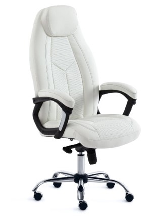 Кресло BOSS Lux, кож/зам, белый, арт.15307 в Вологде - изображение