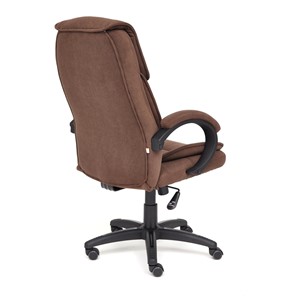 Кресло компьютерное OREON флок, коричневый, арт.13776 в Вологде - предосмотр 3