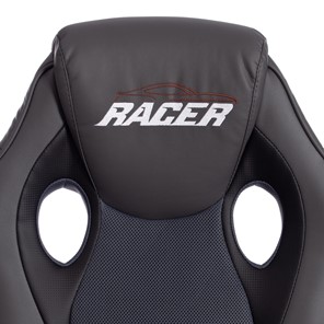 Кресло RACER GT new кож/зам/ткань, металлик/серый, арт.13251 в Вологде - предосмотр 7