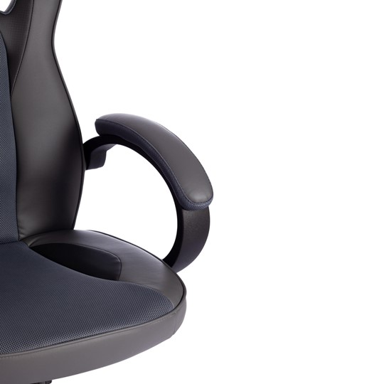 Кресло RACER GT new кож/зам/ткань, металлик/серый, арт.13251 в Вологде - изображение 8