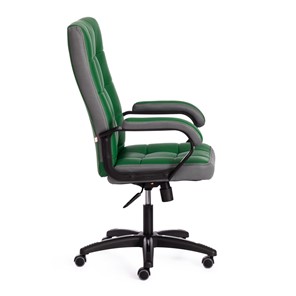 Кресло компьютерное TRENDY (22) кож/зам/ткань, зеленый/серый, арт.19519 в Вологде - предосмотр 1
