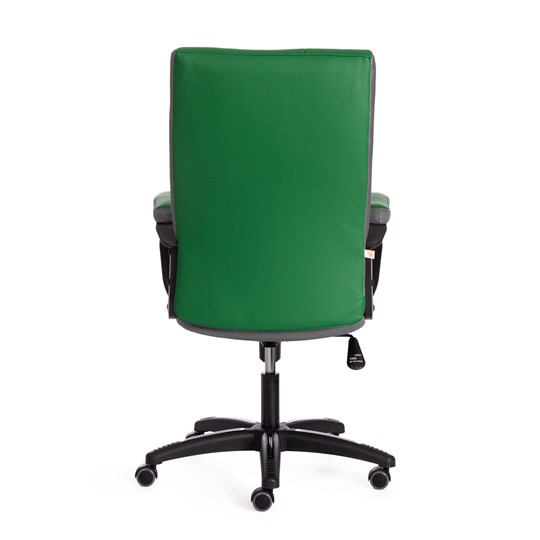Кресло компьютерное TRENDY (22) кож/зам/ткань, зеленый/серый, арт.19519 в Вологде - изображение 3