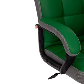 Кресло компьютерное TRENDY (22) кож/зам/ткань, зеленый/серый, арт.19519 в Вологде - предосмотр 9