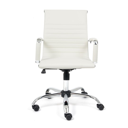 Кресло компьютерное URBAN-LOW кож/зам, белый, арт.14454 в Вологде - изображение 1