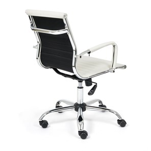 Кресло компьютерное URBAN-LOW кож/зам, белый, арт.14454 в Вологде - предосмотр 3