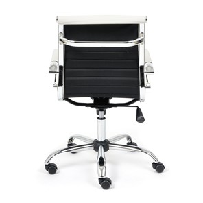 Кресло компьютерное URBAN-LOW кож/зам, белый, арт.14454 в Вологде - предосмотр 4