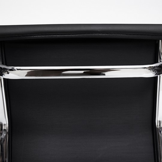 Кресло компьютерное URBAN-LOW кож/зам, черный, арт.14460 в Вологде - изображение 14