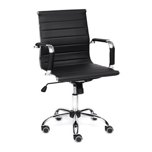 Кресло компьютерное URBAN-LOW кож/зам, черный, арт.14460 в Вологде
