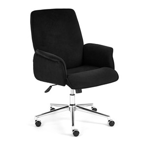 Кресло компьютерное YORK флок, черный, арт.13559 в Вологде - предосмотр
