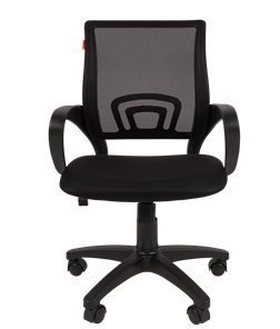 Офисное кресло CHAIRMAN 696 black Сетчатый акрил DW62 черный в Вологде - предосмотр 1