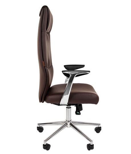 Компьютерное кресло CHAIRMAN Vista Экокожа премиум коричневая (vista) в Вологде - изображение 4