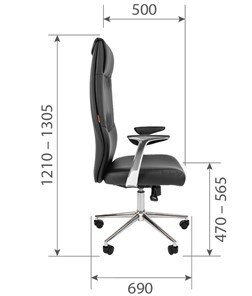 Компьютерное кресло CHAIRMAN Vista Экокожа премиум коричневая (vista) в Вологде - предосмотр 6