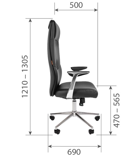 Компьютерное кресло CHAIRMAN Vista Экокожа премиум коричневая (vista) в Вологде - изображение 6