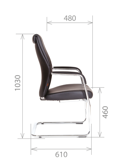 Офисное кресло CHAIRMAN Vista V Экокожа премиум коричневая (vista) в Вологде - изображение 2