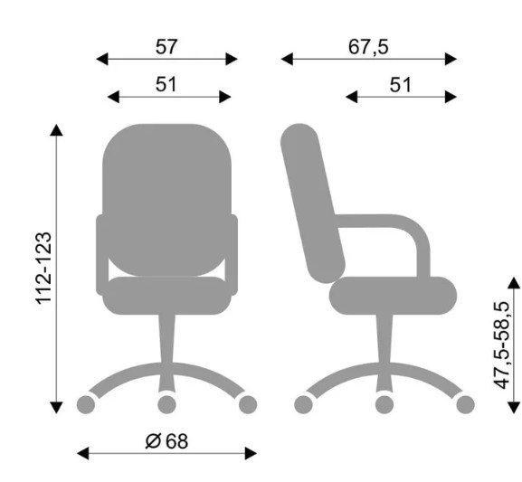 Офисное кресло BOSS (PL64) экокожа ECO в Вологде - изображение 5
