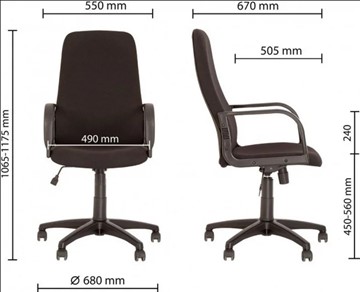 Офисное кресло DIPLOMAT (PL64) ткань CAGLIARI C38 в Вологде - предосмотр 2