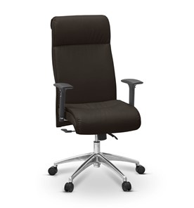 Кресло офисное Dark (подлокотники 3D) экокожа премиум / темно-коричневая CN1113 в Вологде