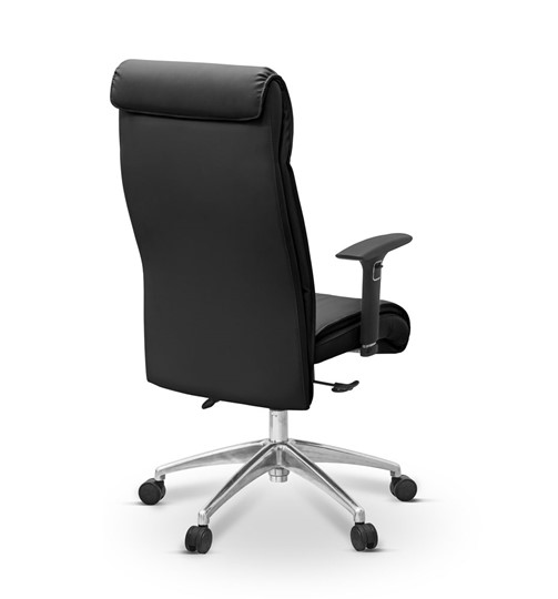 Офисное кресло Dark (подлокотники 3D) натуральная кожа с компаньоном / зеленая NL30 в Вологде - изображение 6