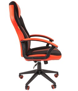 Кресло игровое CHAIRMAN GAME 26  Экокожа - Ткань стандарт. Черный/красный в Вологде - предосмотр 3