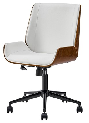 Кресло JY6264X-B белый/орех в Вологде - изображение