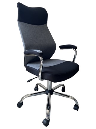 Офисное кресло C168 черный/серый в Вологде - изображение