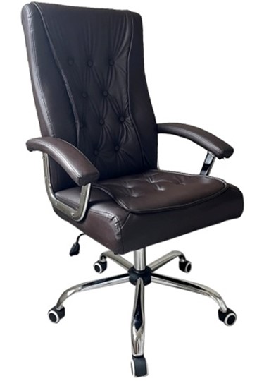 Офисное кресло С 22  коричневый в Вологде - изображение 1