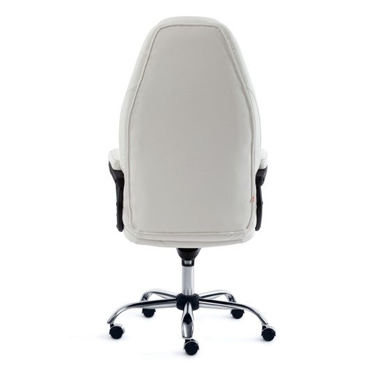 Кресло BOSS Lux, кож/зам, белый, арт.15307 в Вологде - изображение 4