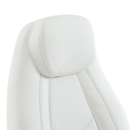 Кресло BOSS Lux, кож/зам, белый, арт.15307 в Вологде - изображение 9