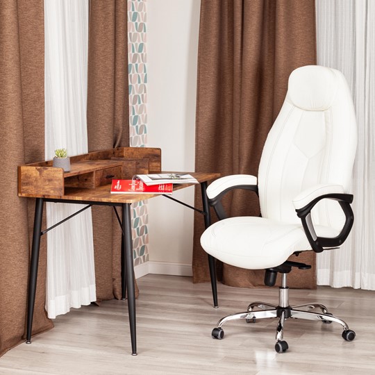 Компьютерное кресло BOSS Lux, кож/зам, белый, арт.21152 в Вологде - изображение 11