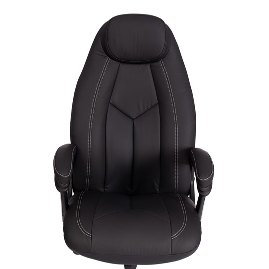 Кресло офисное BOSS Lux, кож/зам, черный, арт.21151 в Вологде - изображение 6