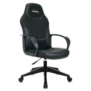 Кресло офисное BRABIX "Alpha GM-018", ткань/экокожа, черное, 532636, GM-018_532636 в Вологде