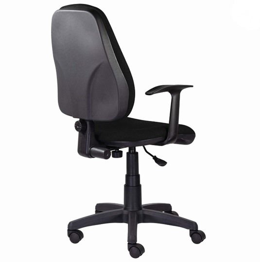 Кресло в офис Brabix Comfort MG-321, регулируемая эргономичная спинка, ткань, черное в Вологде - изображение 2