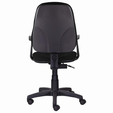 Кресло в офис Brabix Comfort MG-321, регулируемая эргономичная спинка, ткань, черное в Вологде - изображение 3