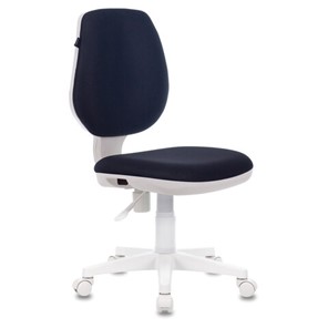 Кресло офисное BRABIX "Fancy MG-201W", без подлокотников, пластик белый, серое, 532412, MG-201W_532412 в Вологде - предосмотр