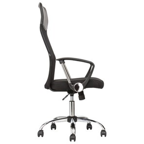 Офисное кресло BRABIX "Flash MG-302", с подлокотниками, хром, черное, 530867 в Вологде - предосмотр 2