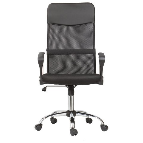 Офисное кресло BRABIX "Flash MG-302", с подлокотниками, хром, черное, 530867 в Вологде - изображение 3