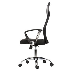 Офисное кресло BRABIX "Flash MG-302", с подлокотниками, хром, черное, 530867 в Вологде - предосмотр 4