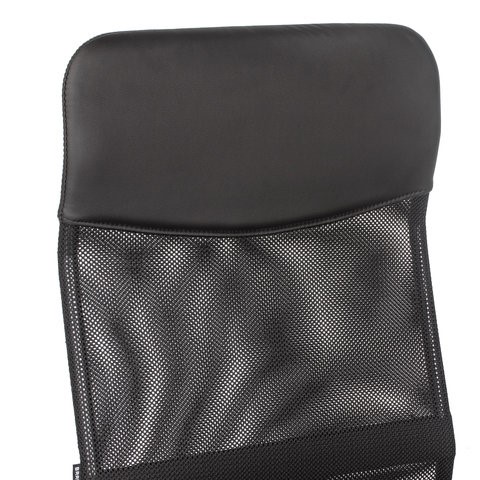 Офисное кресло BRABIX "Flash MG-302", с подлокотниками, хром, черное, 530867 в Вологде - изображение 7