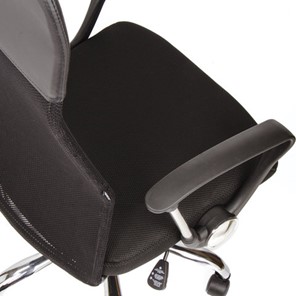 Офисное кресло BRABIX "Flash MG-302", с подлокотниками, хром, черное, 530867 в Вологде - предосмотр 9