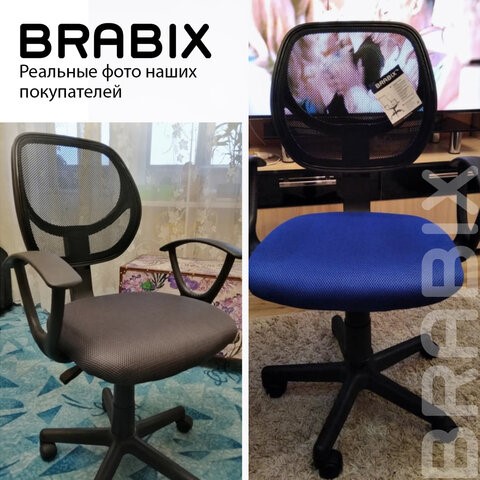 Компьютерное кресло Brabix Flip MG-305 (ткань TW, синее/черное) 531919 в Вологде - изображение 15