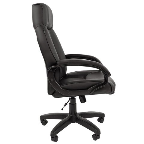 Кресло офисное BRABIX "Formula EX-537", экокожа, черное, 531388 в Вологде - изображение 3