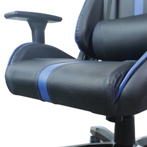 Компьютерное кресло BRABIX "GT Carbon GM-120", две подушки, экокожа, черное/синее, 531930 в Вологде - предосмотр 11