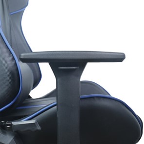 Компьютерное кресло BRABIX "GT Carbon GM-120", две подушки, экокожа, черное/синее, 531930 в Вологде - предосмотр 13