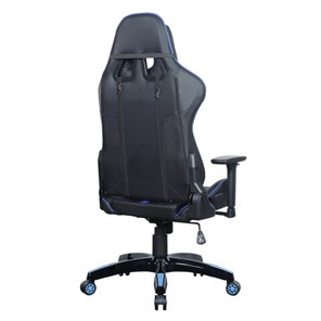 Компьютерное кресло BRABIX "GT Carbon GM-120", две подушки, экокожа, черное/синее, 531930 в Вологде - предосмотр 5