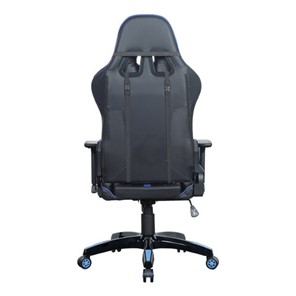 Компьютерное кресло BRABIX "GT Carbon GM-120", две подушки, экокожа, черное/синее, 531930 в Вологде - предосмотр 6