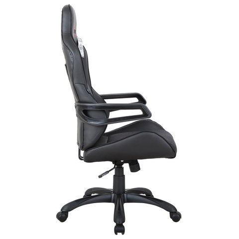 Офисное кресло Brabix Nitro GM-001 (ткань, экокожа, черное) 531817 в Вологде - изображение 2