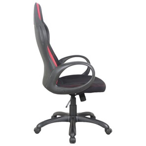 Офисное кресло Brabix Premium Force EX-516 (ткань, черное/вставки красные) 531571 в Вологде - предосмотр 2
